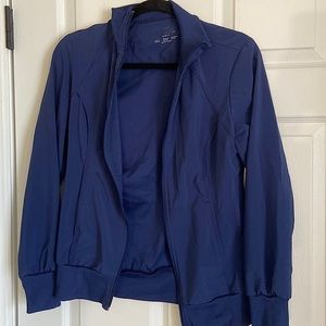 Women’s navy Cherokee scrub jacket